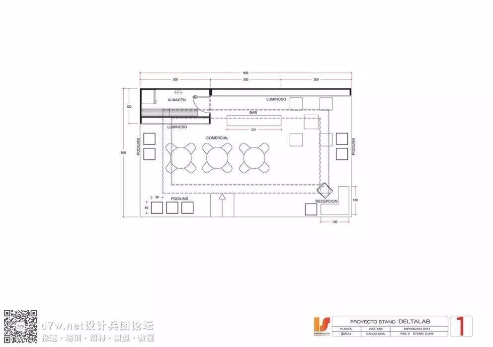 30个手绘展台集合