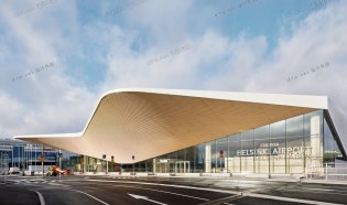 赫尔辛基机场扩建，倒置的‘等高线地图’ --ALA Architects