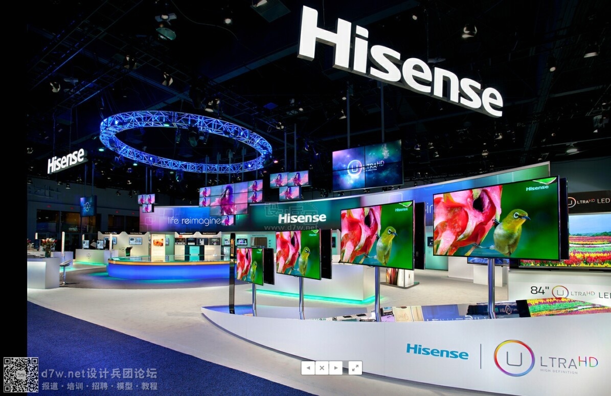 hisense海信展臺設計atces2013